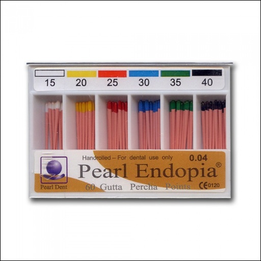Гутаперчеві штифти Ендопія, конус 04 (PEARL ENDOPIA)