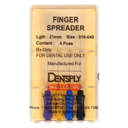 Спредери Дентсплай, 4 шт (FINGER SPREADER)