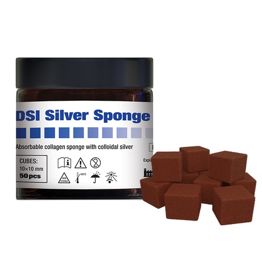 Губка гемостатична Silver Sponge, 50 шт