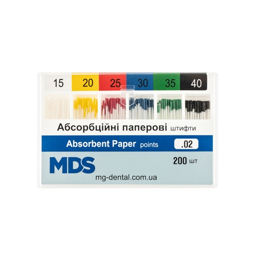 Паперові штифти MDS, конус 02