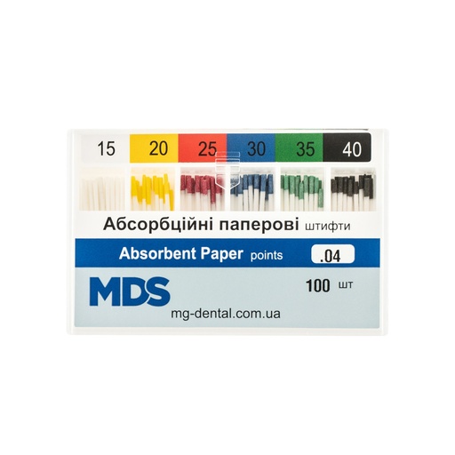 Паперові штифти MDS, конус 04