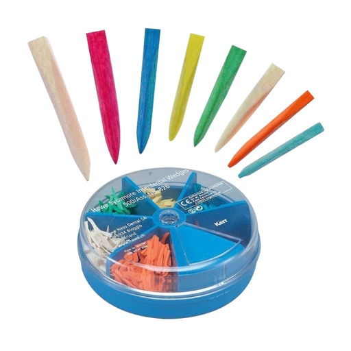 Клинці деревʼяні ВЕДЖЕС, 100 шт (Kerr)